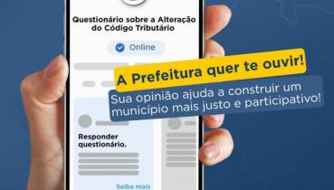 A Prefeitura quer ouvir voc!
