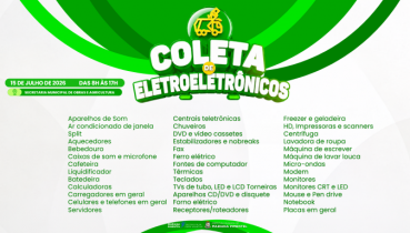 Coleta de Eletroeletr�nicos em Mariana Pimentel