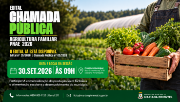 Chamada P�blica para a Agricultura Familiar