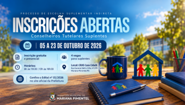 INSCRI��ES ABERTAS | CONSELHO TUTELAR